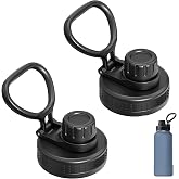 Replacement Lid for Hydrapeak Wide Mouth 14 26 32 40 50 oz Water Bottles | Spout Lid with Flexible Handle for Hydrapeak, BPA-free, Leak-Proof, for Class, Working Out and Hiking