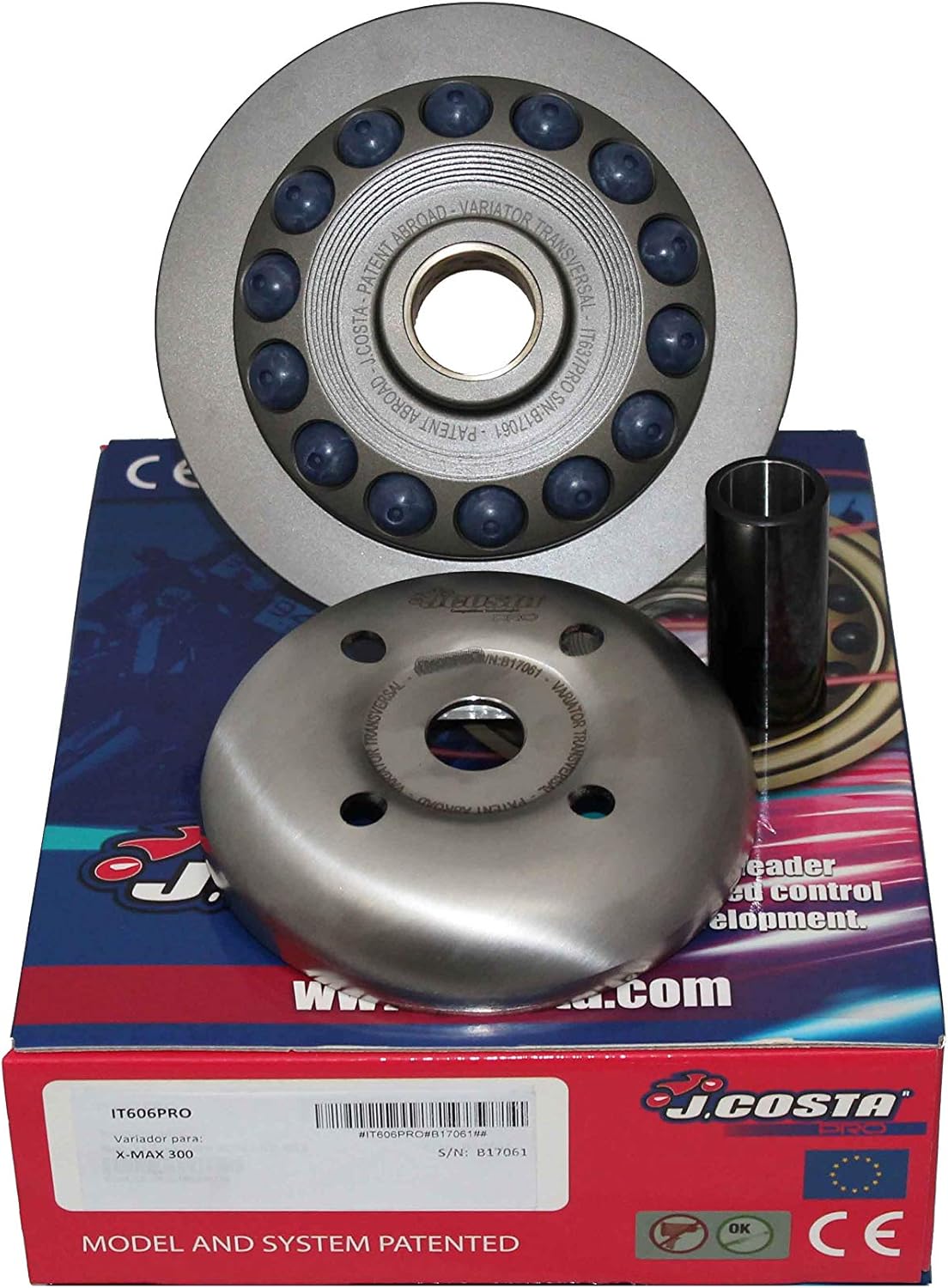J Costa It606pro Variator Pro Yamaha X Max 300cc Amazon Co Uk Car Motorbike