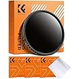 67mm K&F CONCEPT Variable Neutral Density ND2 to ND400 Adjustable Fader ND for DSLR Camera Lens + Cleaning Cloth