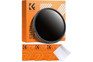 67mm K&F CONCEPT Variable Neutral Density ND2 to ND400 Adjustable Fader ND for DSLR Camera Lens + Cleaning Cloth