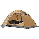 2 Person Backpacking Tent, Waterproof 4 Season Tent, Windproof Cold Weather Winter Tent for Camping, Hiking, Hunting, Cycling