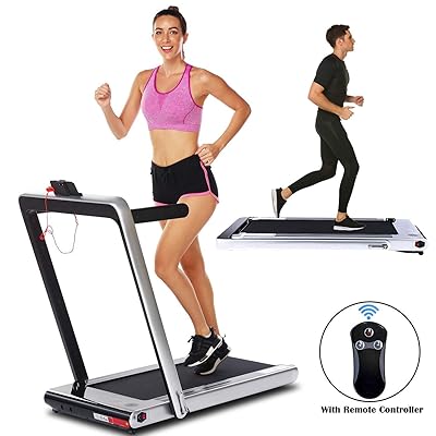 2-in-1 Electric Foldable Treadmill for Home Gym and Jamaica Ubuy
