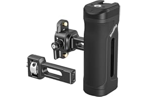 SMALLRIG Mini Side Handle with NATO Rail or 1/4''-20 Locating Screw, Ergonomic Camera Handle for Left or Right Hand, 30mm/1.2