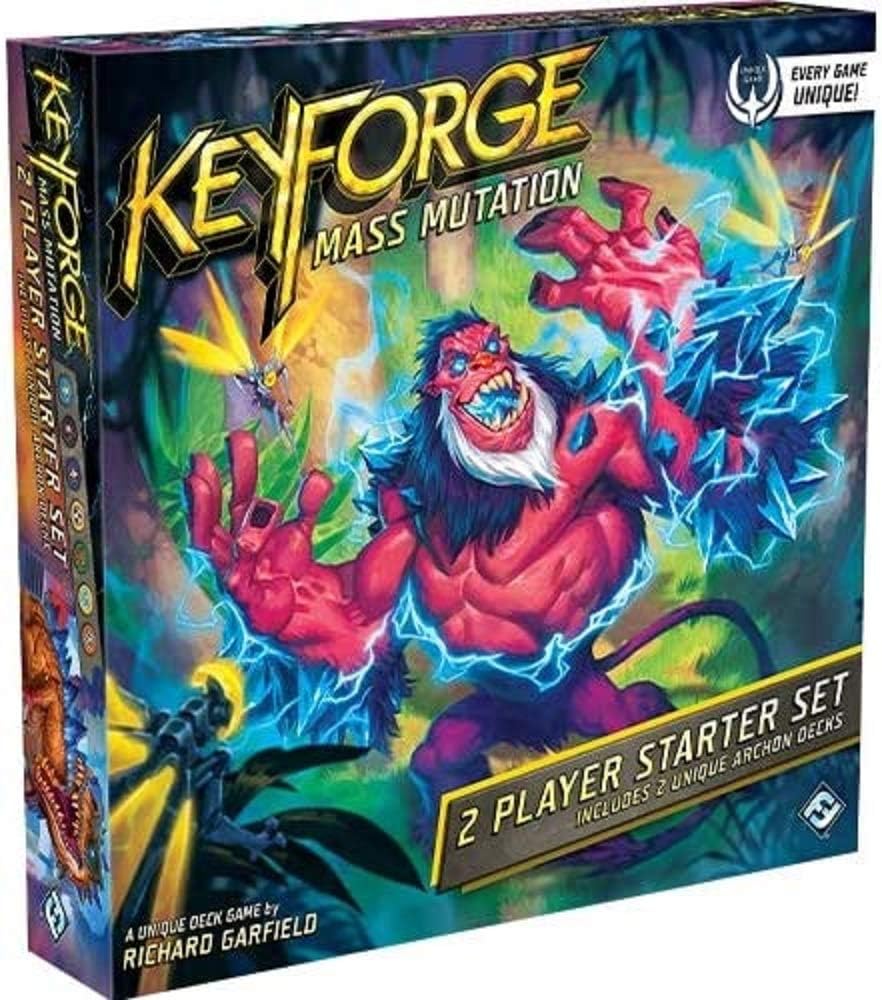 Fantasy Flight Games FFGKF11 KeyForge: Mass Mutation Starter Set, Mixed Colours
