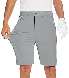 JWM Mens 9" Stretch Golf Shorts - Lightweight