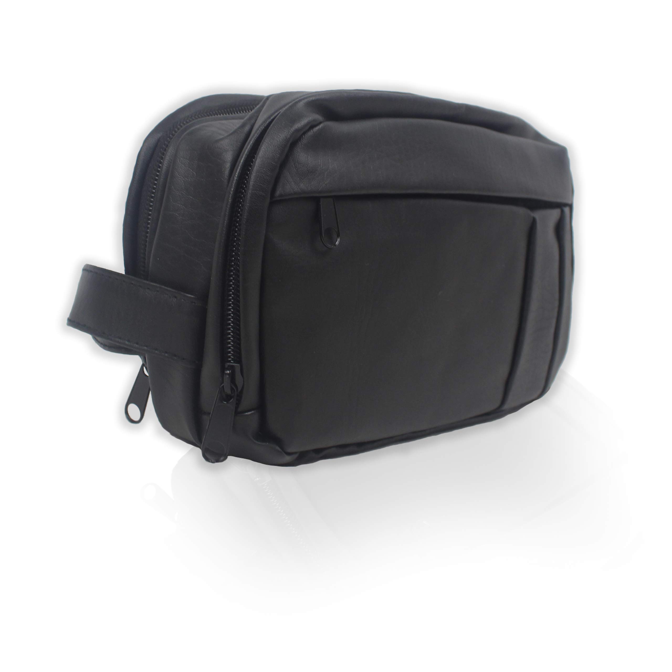 Toiletry Bag Overnight Wash Gym Shaving Bag for Men and Women - Black