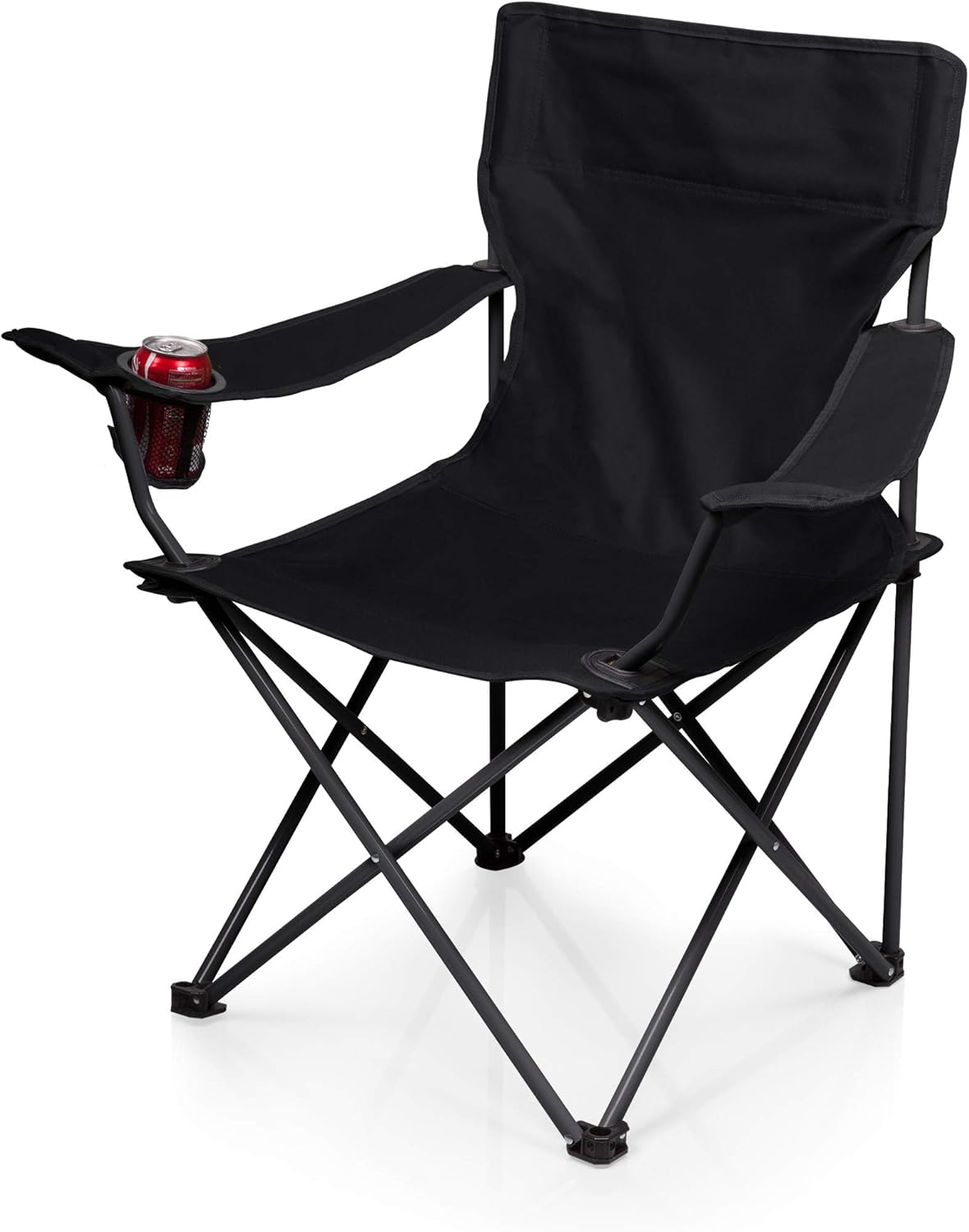 ONIVA - a Picnic Time Brand PTZ Portable Folding Camp Chair, Black, 8 x 8 x 35 : Sports & Outdoors