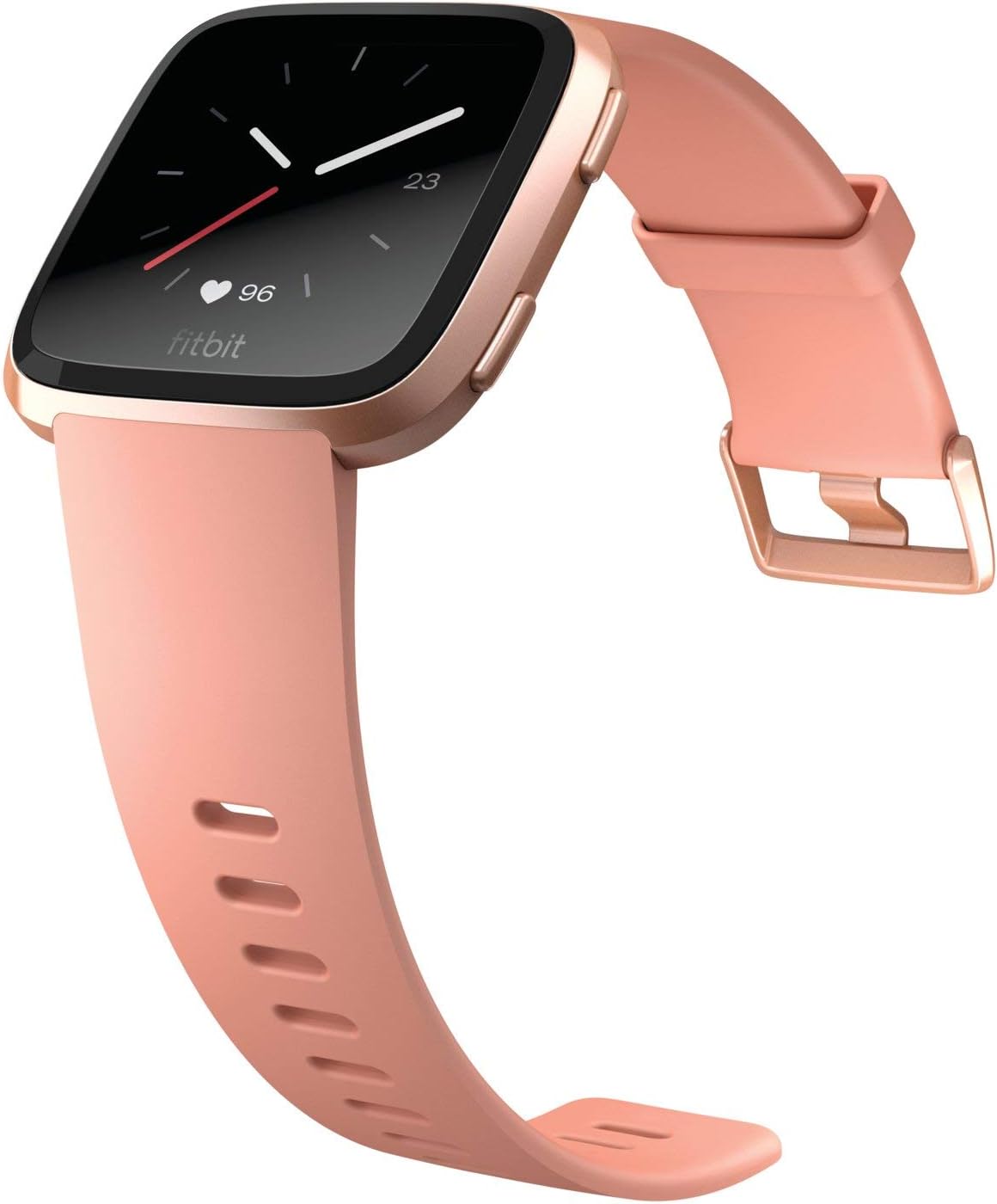 fitbit versa peach rose gold aluminium