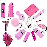 KLKOKVKE Wristlet Card Holder Set for Women with Whistle, Bottle Opener, Travel Bottle Holder