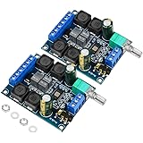 2Pcs Digital Amplifier Board,TPA3116D2 Dual Channel Audio Stereo AMP High Power Digital Subwoofer Power Amplifier Board 2x50W