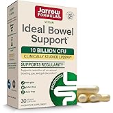 Jarrow Formulas Ideal Bowel Support - 10 Billion CFU Per Serving - Bowel Support - Reduces Bloating, Gas & Intestinal Discomfort - Up to 30 Servings (Veggie Caps)