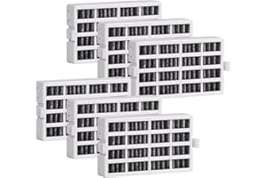 TURESIEN 6 Pack W10311524 Air Filter Replacement for Whirlpool Kenmore Refrigerator Compatible with Fresh Flow Refrigerator Air Filter, Reduce Odors with Activated Carbon Filter