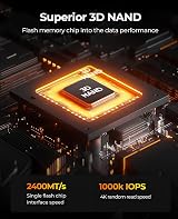 ORICO 2TB NVMe SSD PCIe 4.0x4 M.2 2280 O7000 Thermal Pad High Speed view 5