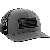 Tactical Pro Supply Leather Flag Patch Snapbacks Hat for Men and Women