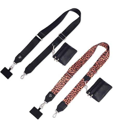 Sangle Bandoulière Réglable Avec Portefeuille Pour Téléphone - Idéale Pour Voyages, Courses Et Sorties
