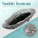 Milisten Ceramic Water Feeder Tray 8.27" Garden Bird Butterfly Bee Watering view 5