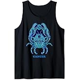 Cancer Personality Astrology Zodiac Sign Horoscope Design Tank Top
