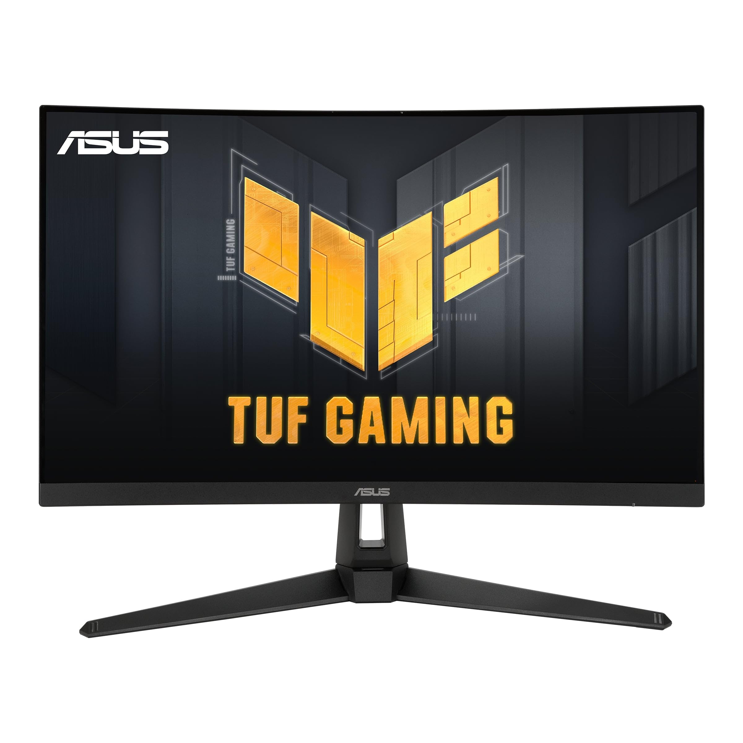 ASUS TUF Gaming VG27VH1B Gaming Monitor –27 inch Full HD (1920x1080), 165Hz (above 144Hz), Extreme Low Motion Blur™, Adaptive-sync, FreeSync™ Premium, 1ms (MPRT), Curved, Black