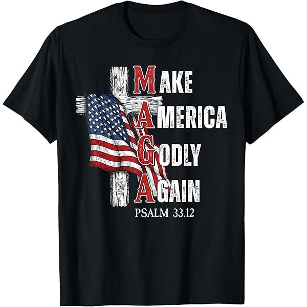 Faith Family Freedom American Flag Gift T-Shirt