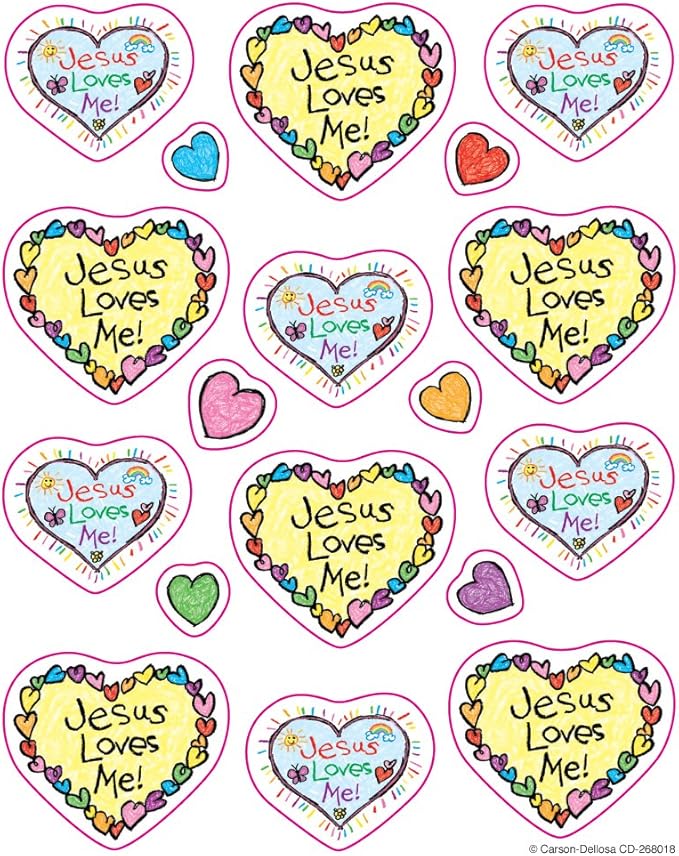 Jesus Loves Me! Shape Stickers Toys & Games