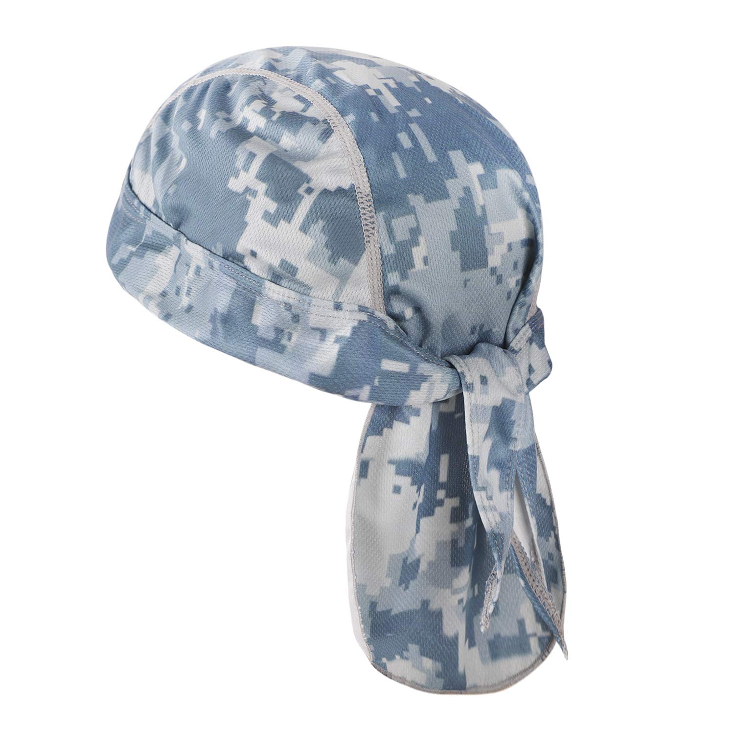 IPENNY Unisex Cycling Bandana Sun UV Protection Cap Quickly Dry Sweatband Moisture Wicking Skull Cap Adjustable Breathable Running Beanie Pirate Hat Sports Headwear