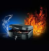 Master Lock Fireproof Waterproof Safe Box 7.8L with Key 16.8in x 39.1in x 36.3in view 3