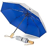 ZOMAKE UV Umbrella for Sun Protection UPF 50+,43 Inch Travel Compact Sun Umbrellas UV Blocking Small Auto Open Portable for Walking
