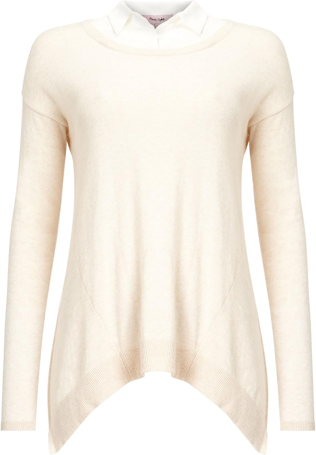 shirt dress with jumper attached