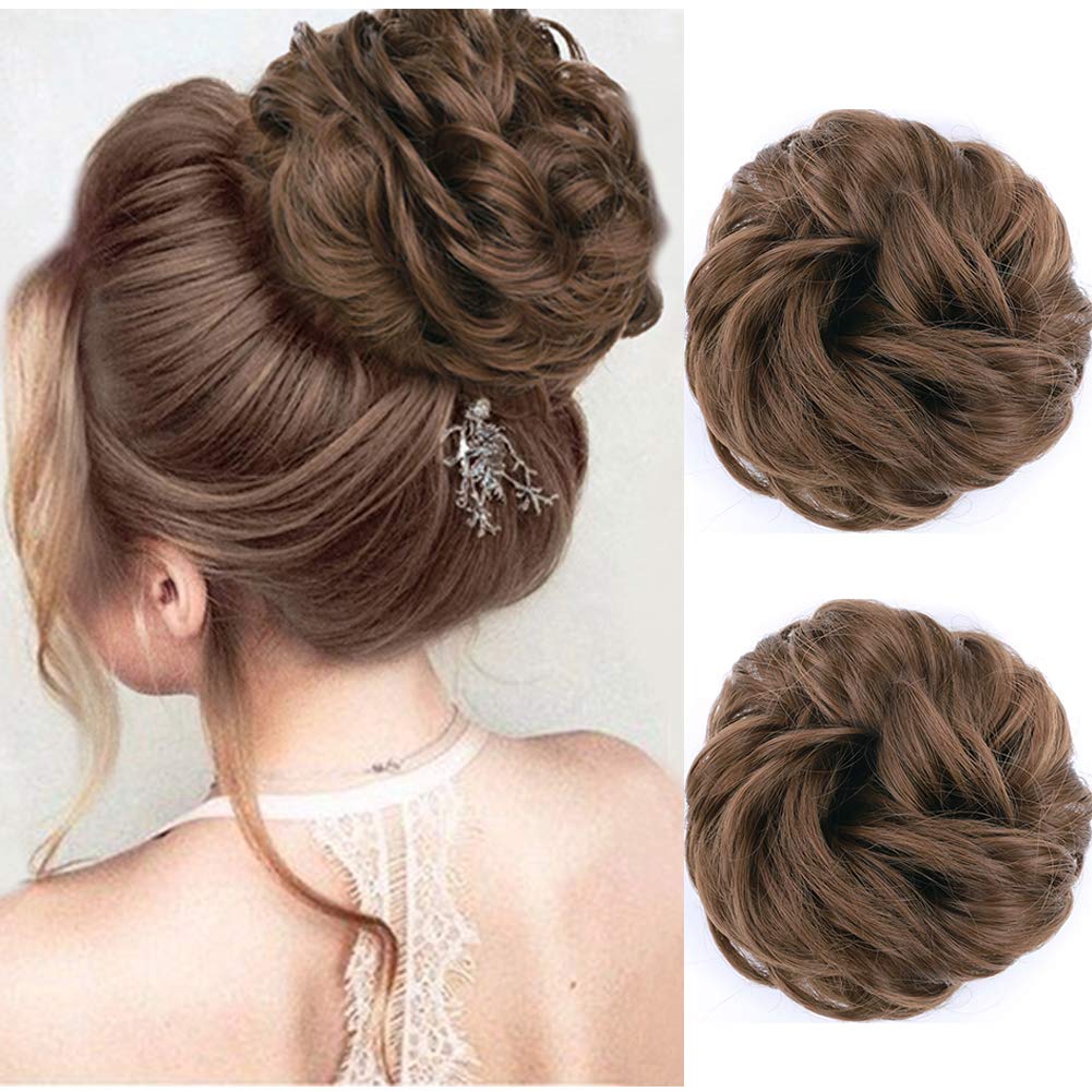 Amazon Com Morica Messy Bun Hair Scrunchies 2pcs Messy Bun Hair