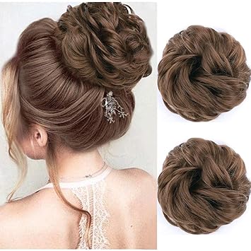 Amazon Com Morica Messy Bun Hair Scrunchies 2pcs Messy Bun Hair