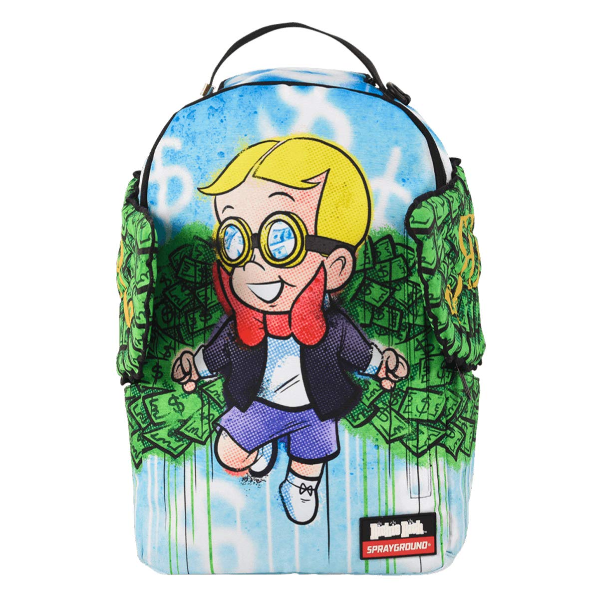 Sprayground Men's Backpack Richie Rich Money Wings Amazon.co.uk Luggage