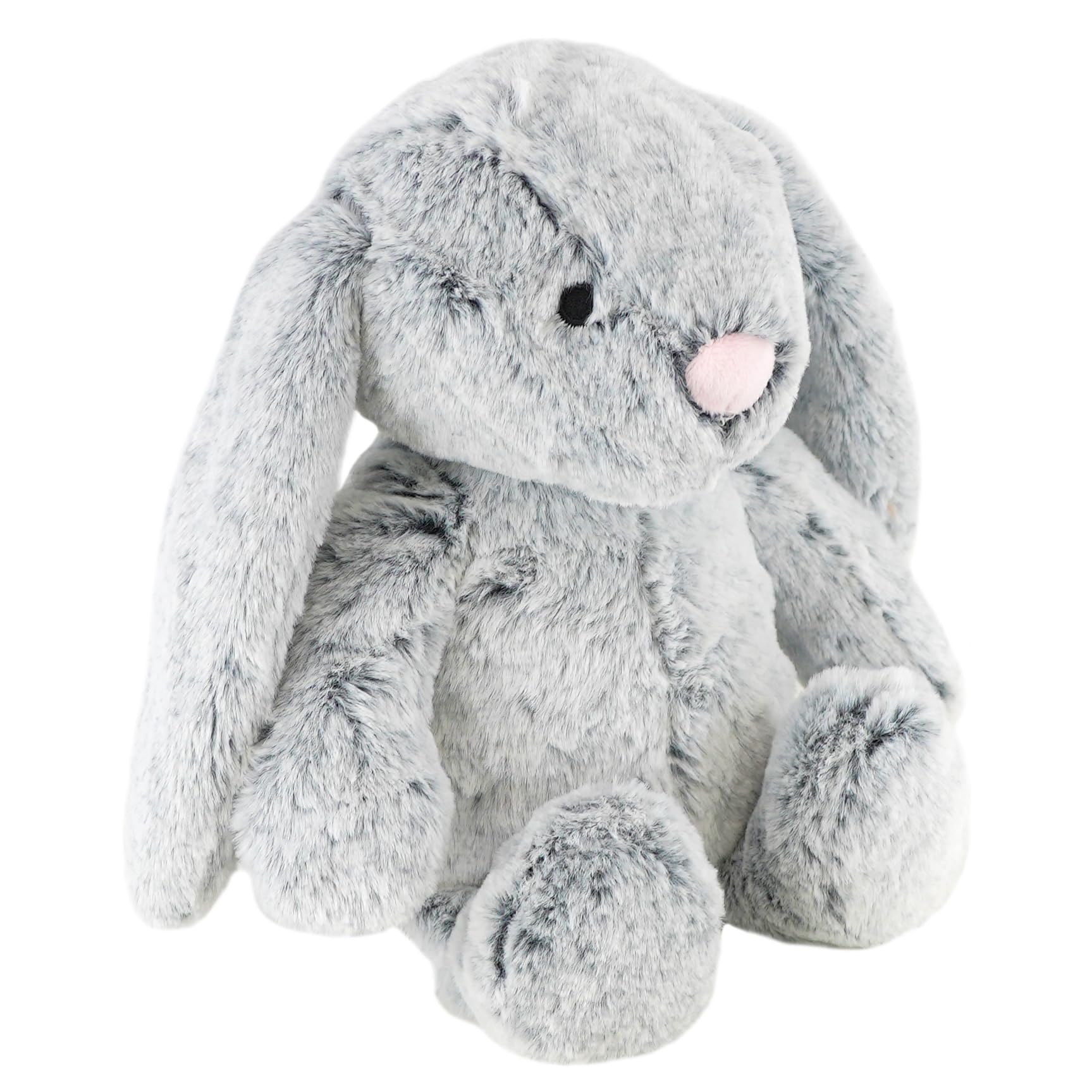 The Magic Toy Shop Grey Plush Rabbit Bunny Teddy 25cm - Super Soft Cuddly Toy - Seated Stuffed Animal, Suitable from Birth - Great Gift for Kids & Adults for All Occasions