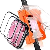 Uyiton 2 Pack for Apple Watch Series 10 Screen Protector 42mm, [3RD Gen Installation Kit] HD Clear Anti Scratch Full-Coverage High-Touch Protective Cover Soft Film for iWatch 42 mm