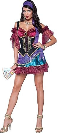 Amazon Com Incharacter Costumes Women S Flirty Fortune Teller Costume Clothing