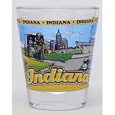 Indiana State Wraparound Shot Glass