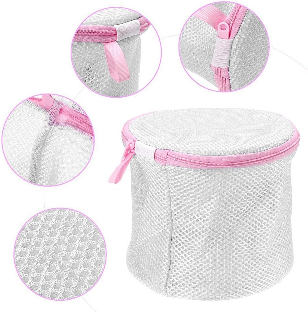 Amazon Co Jp Hommyランドリーネット 洗濯ねっと 洗濯 ネット ブラジャー 円筒型 ポリエステル ホワイト 旅行収納袋 小物用 下着用 ホーム キッチン
