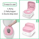 Ingenuity Prepare to Potty 3-in-1 System Pink Ages 18 Months+ view 9