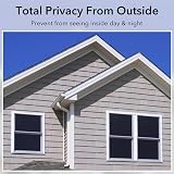 VSUDO Blackout Window Film Privacy - Black Frosted Glass Film 90x400 cm view 3