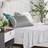 IR Imperial Rooms Grey Silky Cooling Pillow Cases 2 Pack 50x75cm view 5
