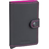 Secrid MINIWALLET MATTE BLACK &amp; FUCHSIA