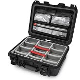 NANUK 920 Pro Photo Kit Case, Waterproof Hard Case, Carry-On | 16.7&rdquo; x 13.4&rdquo; x 6.8&rdquo;, Protects Cameras, Lenses, Drones &amp; Sensitive Equipments During Travel, Padded Dividers, Lockable, Black
