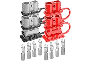 IZTOSS 4pcs 175A 2-4AWG Battery Quick Connect/Disconnect 12-36V Wire Harness Plug Kit Anderson Plug for Recovery Winch Traile