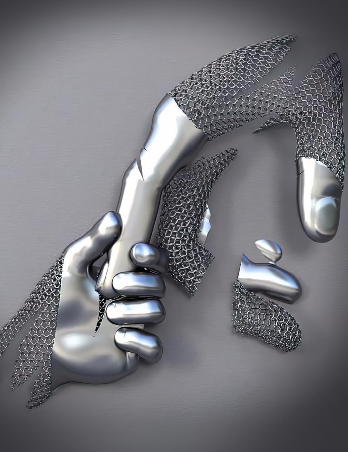 JNAOZI 3D Lovers Sculpture Metal Figure Statue Canvas Painting Love Hug Abstract Picture Poster Frameless (10.40 x 60 cm, 1 Piece)