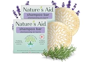 Nature's Aid Shampoo Bars, 72g, 2 Pack (Lavender Rosemary)