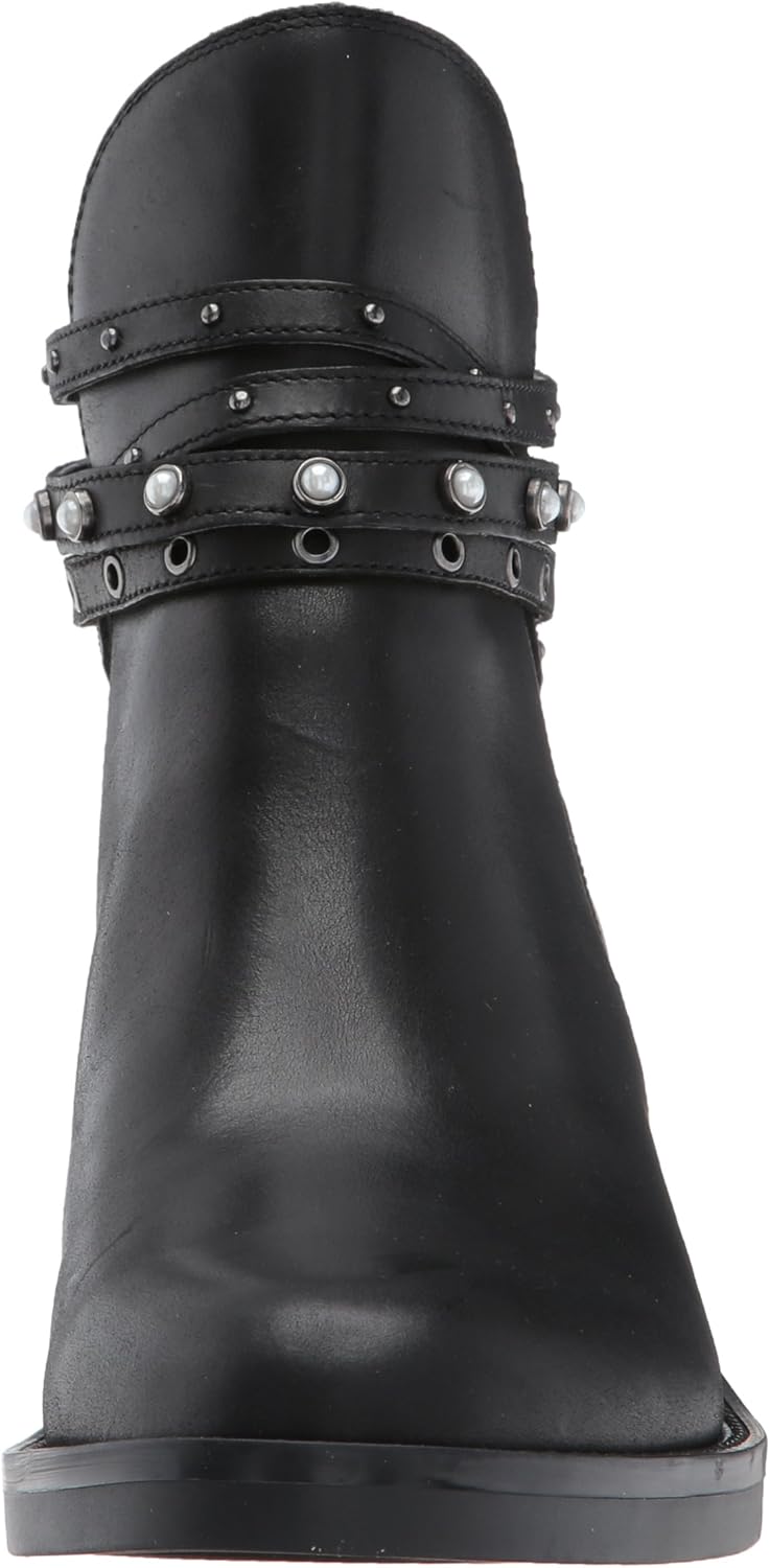nine west travis studded strappy bootie