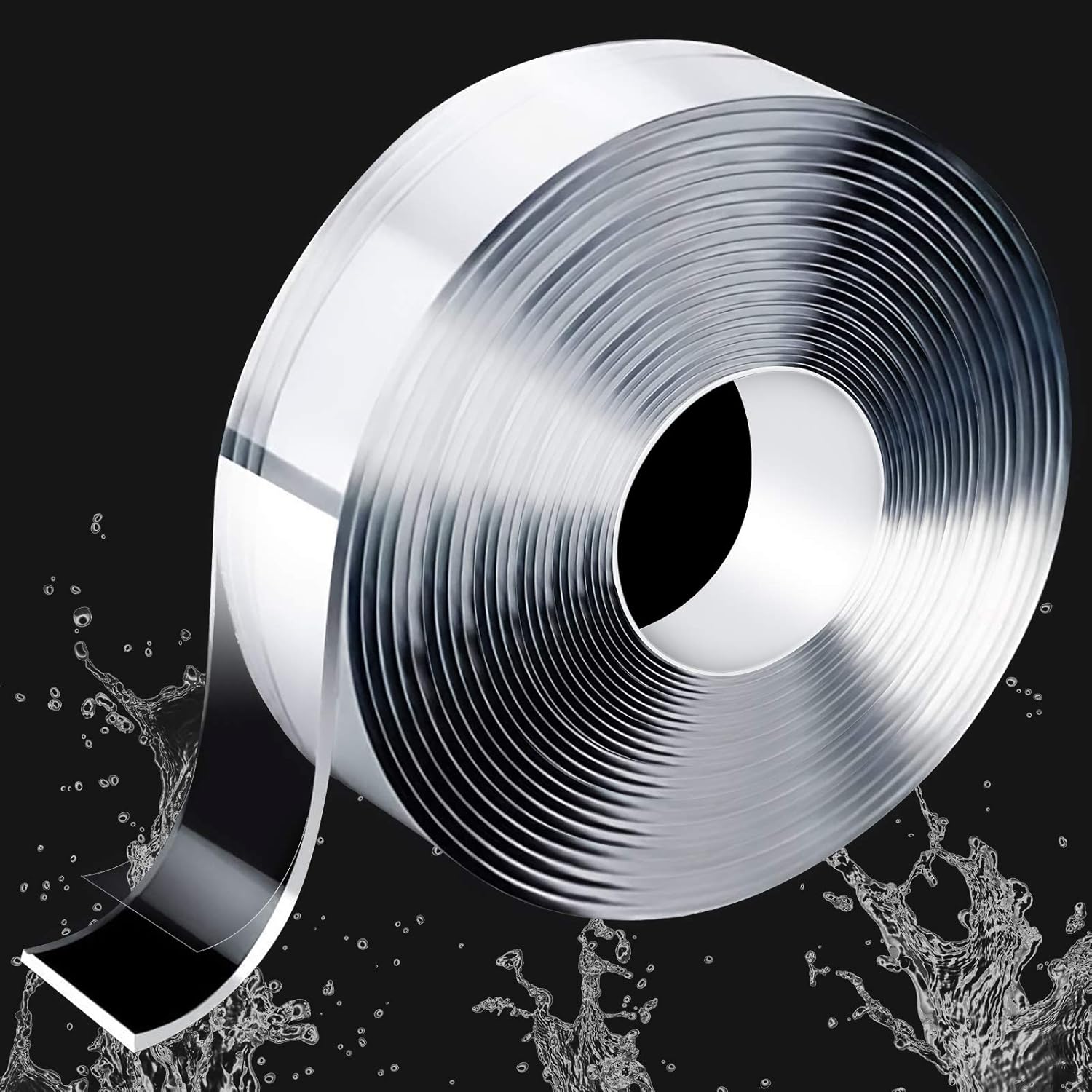 Double Sided Tape Heavy Duty for Walls(9.85FT), High-Tech Nano Multifunctional Transparent Tape, Washable and Reusable Strong Tape, Can be Used to Fix Mats,Posters,Photo, Frames Etc. Home Office Tapes: Industrial & Scientific