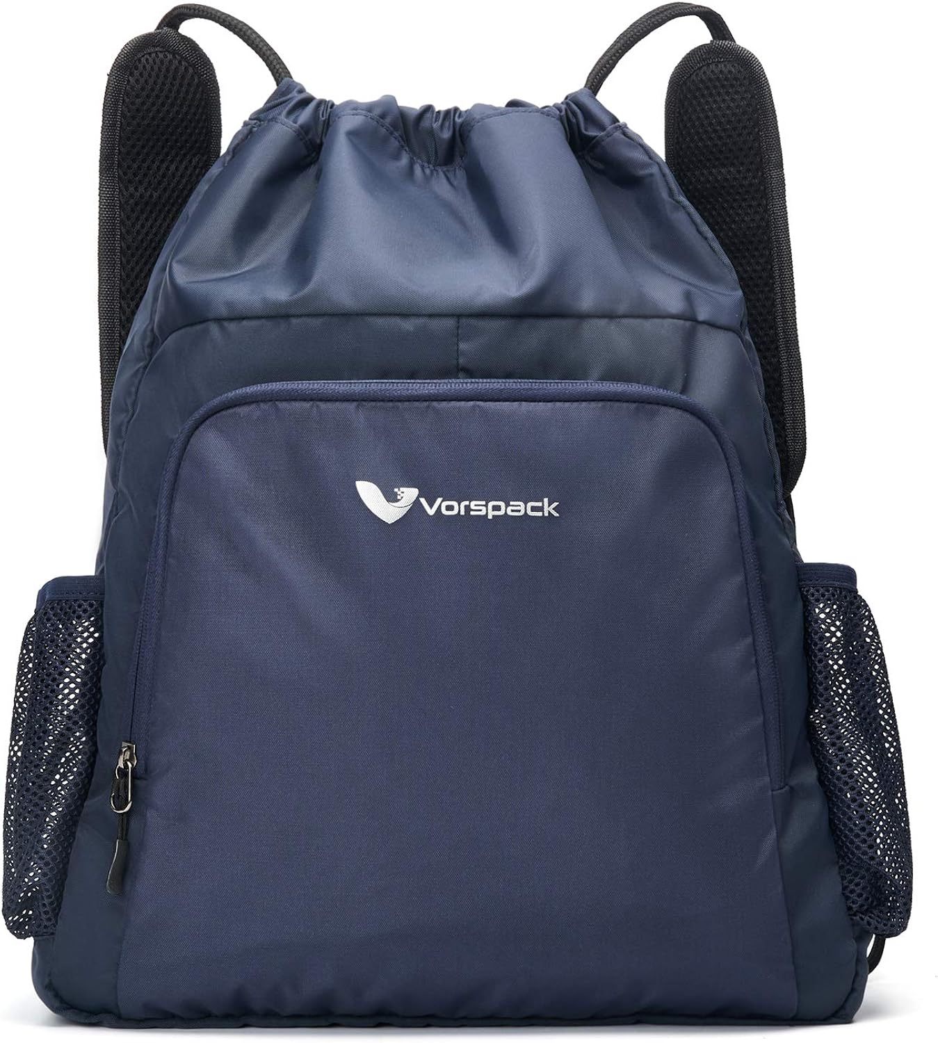 Drawstring Backpack Nylon Sports Gym Waterproof String Bag Cinch Sack Gymsack for Men Women