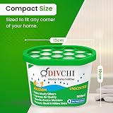DIVCHI Dehumidifier 500ml Pack of 5 Moisture Absorbers Damp Remover view 2