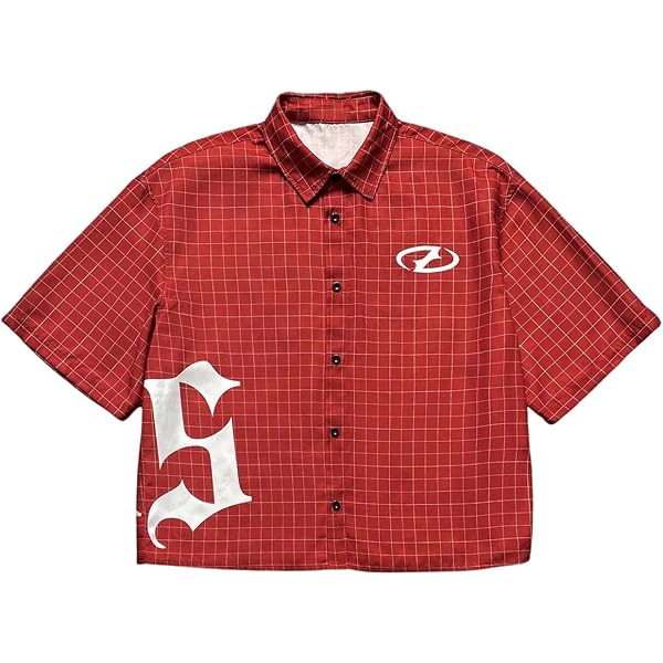 CROPPED SHRITS - graph plaid - サイズ０ CROPPED SHRITS - graph plaid - サイズ0