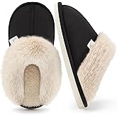 Aomigoct Womens Fuzzy House Slippers: Warm Plush & Non-Slip for Everyday Soft - The Perfect Thoughtful Gift for Mom & Grandma in Winter